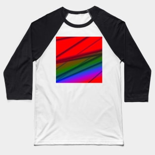 colorful rainbow texture design Baseball T-Shirt